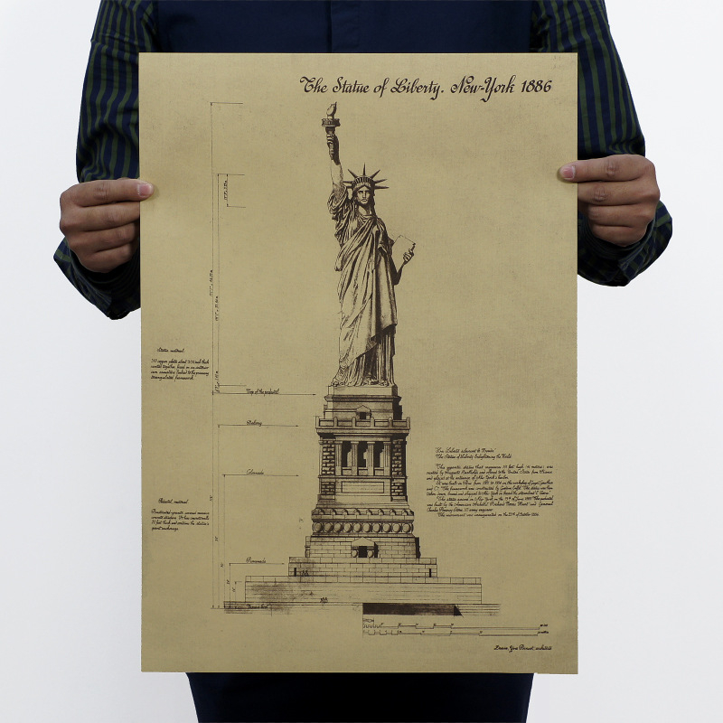 Home Decor New York - Bar Home Decor Vintage Statua Wolności