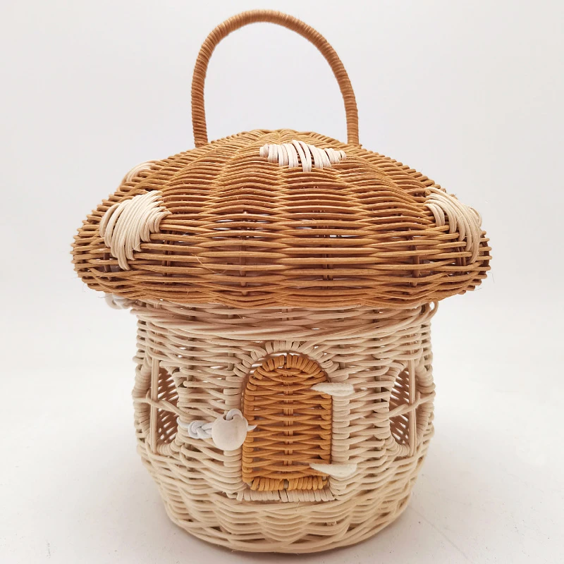 Rattan Plant Basket - Kosze piknikowe na świeżym powietrzu Torba