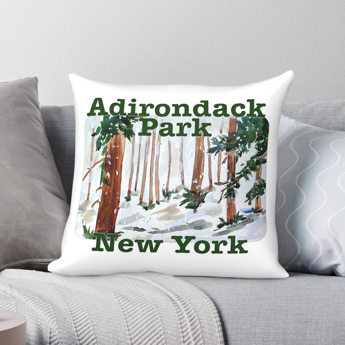 Home Decor New York - Poszewka na poduszkę Adirondack Park New