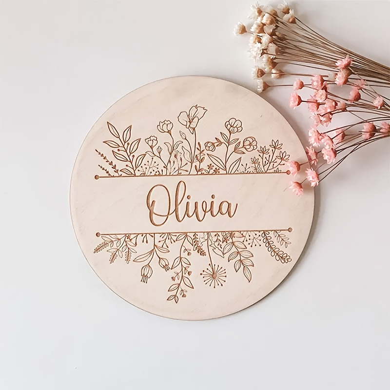 Home Decor For Wedding - Spersonalizowana tabliczka z grawerowanym imieniem w