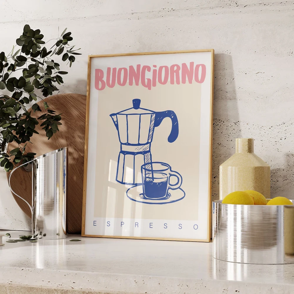 Home Decor Nz - Nowoczesna kawa Espresso Wall Art Prints