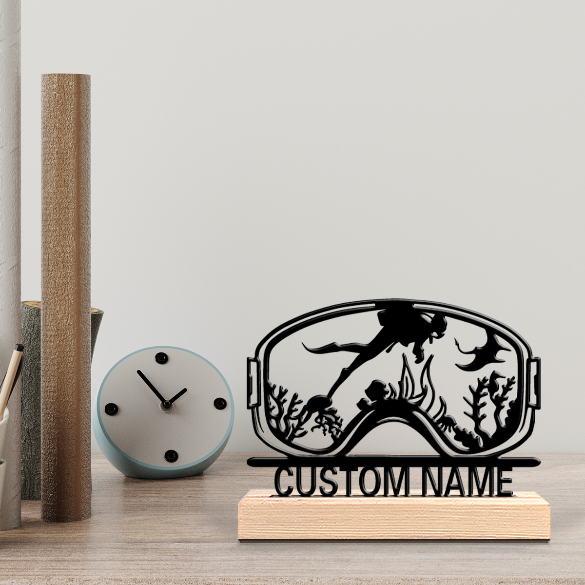 Home Decor Nz - 1 szt. Urocza, personalizowana, drewniana dekoracja