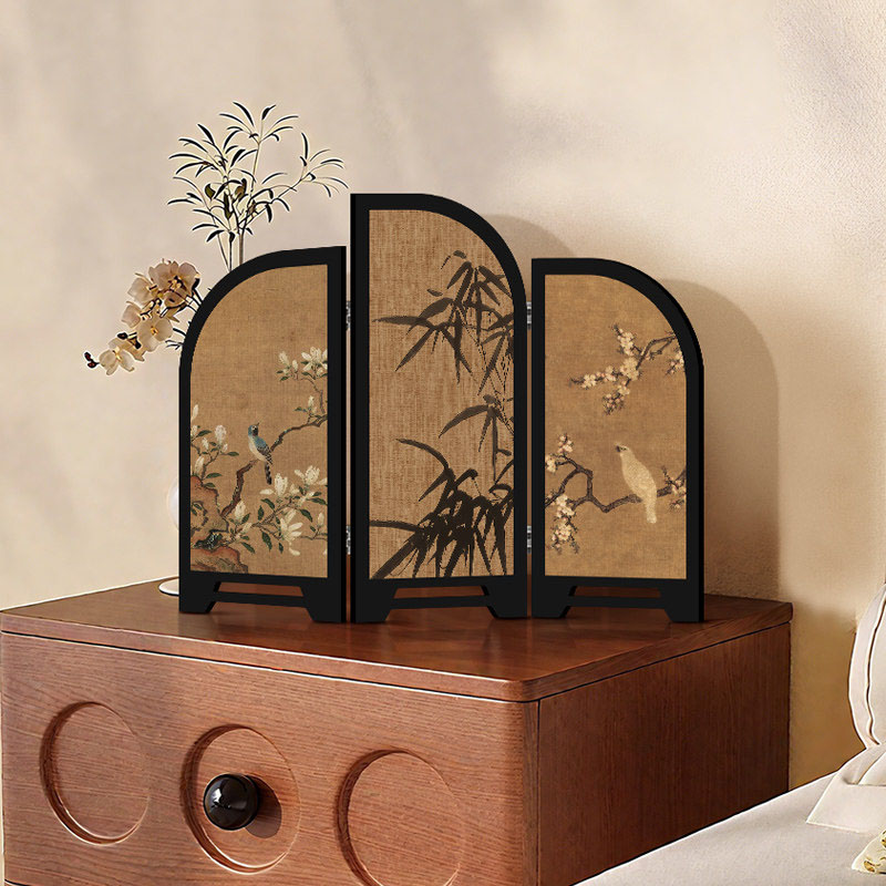 Room Divider Screen - Chiński, składany paravan w stylu minimalistycznym,