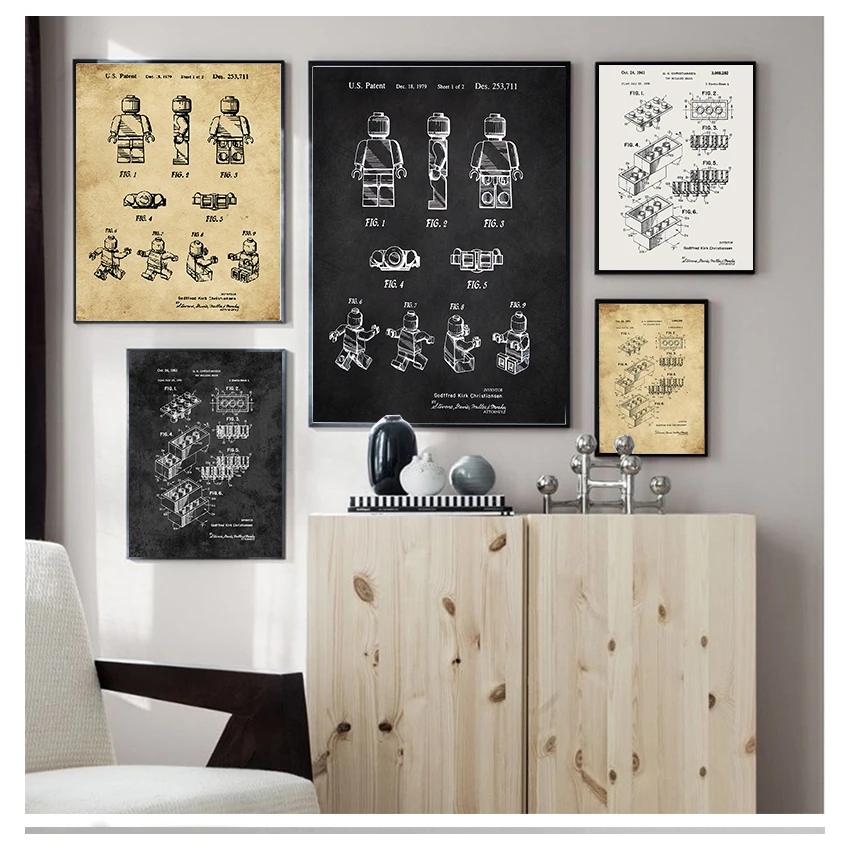 Home Decor Ikea - Skandynawski Prosty Retro Wall Art Kreatywne