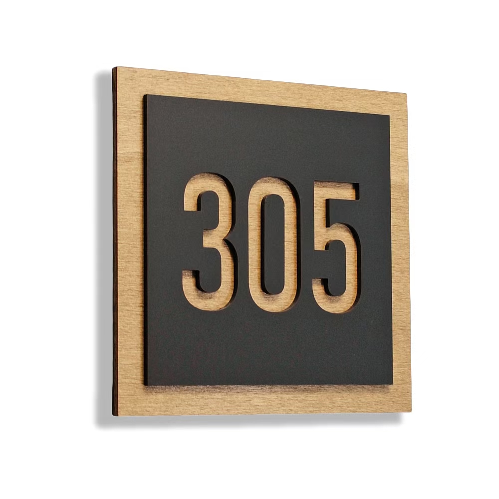 Home Decor Nearby - Tabliczka z numerem domu Spersonalizowana niestandardowa