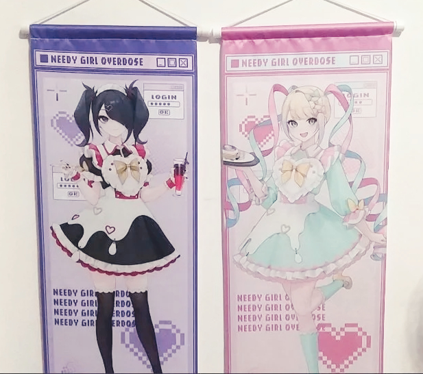 Home Decor Game - Plakat anime Rain, zwijany, NEEDY GIRL