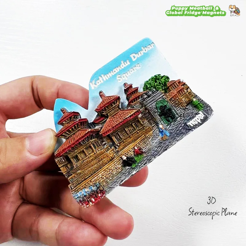 Home Decor Kathmandu - Magnes na lodówkę Nepal Kathmandu Architektura