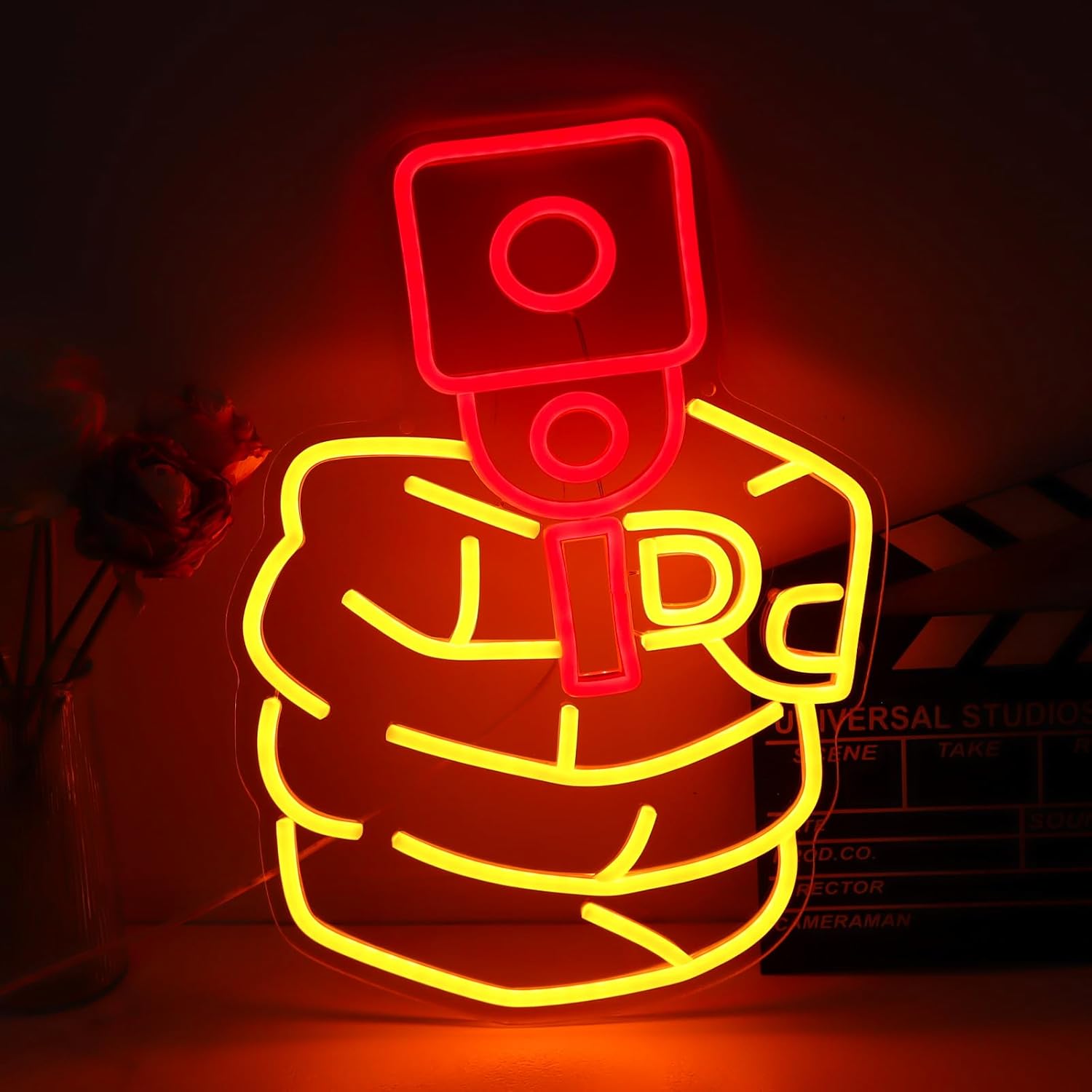 Neonowy znak Mic Fist, dekorac – Home Decor Nearby recenzja i cena