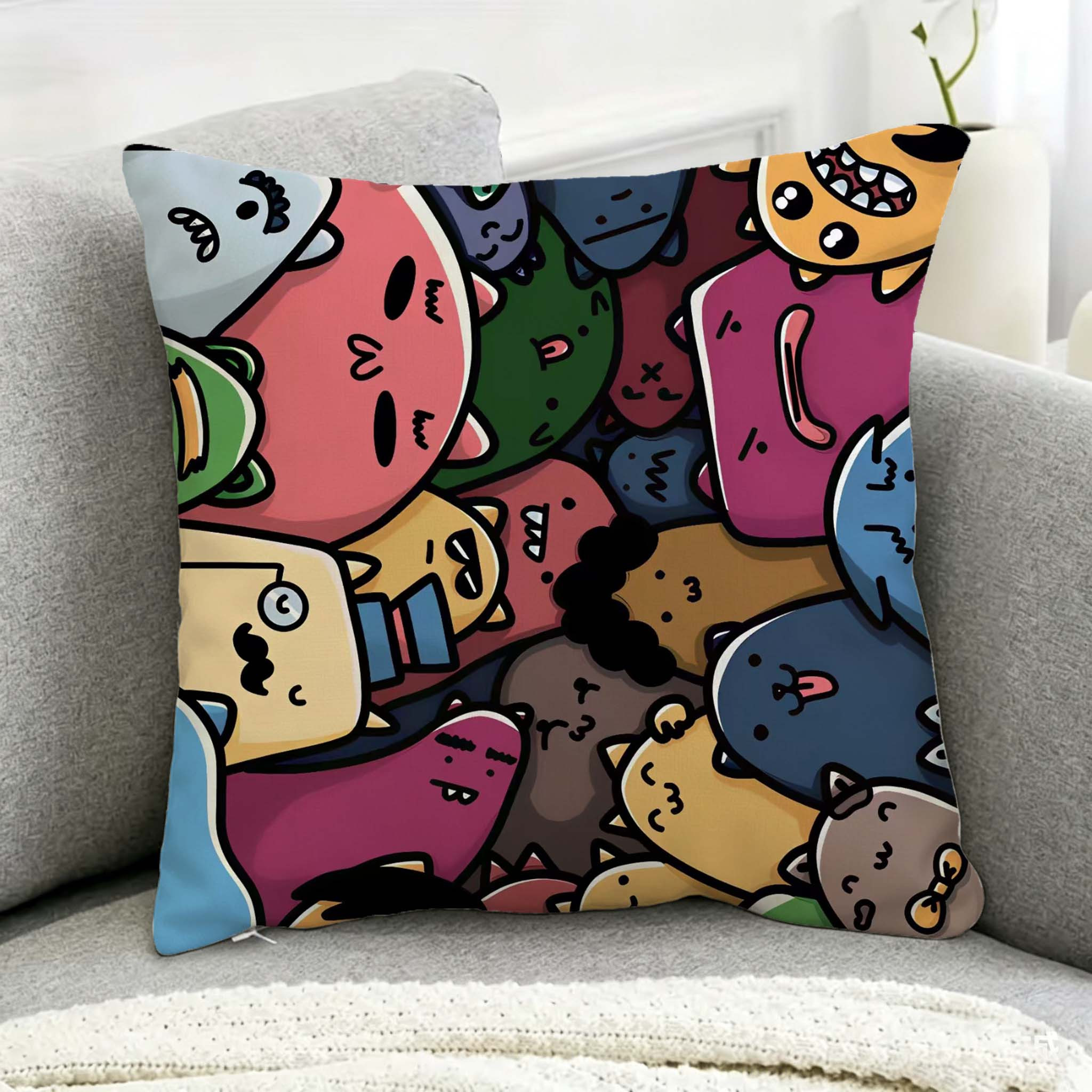 Kolorowa poszewka na poduszkę  – Home Decor Emoji recenzja i cena