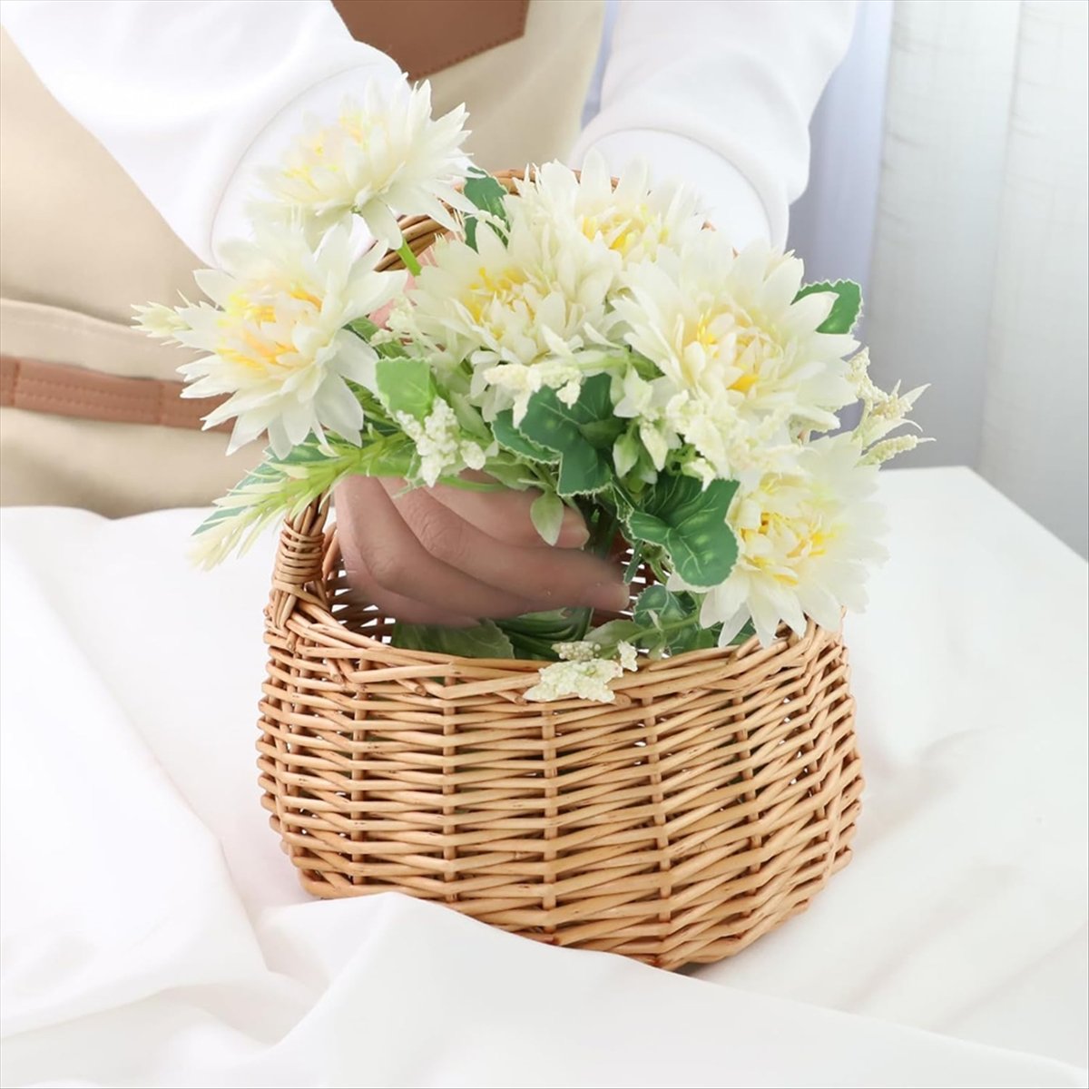Wiklinowy kosz piknikowy z uch – Home Decor For Wedding recenzja i cena