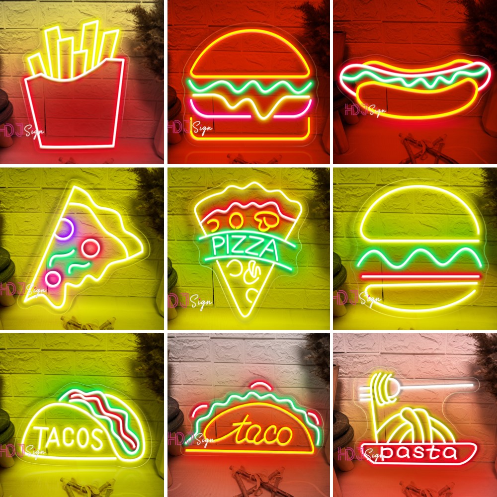 Chipsy Neon Światła Led Frytki – Home Decor Nearby recenzja i cena