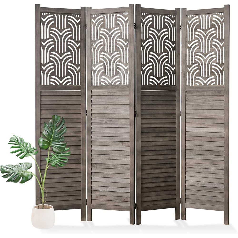 66.9 4-częściowy drewniany rze – Room Divider Screen recenzja i cena