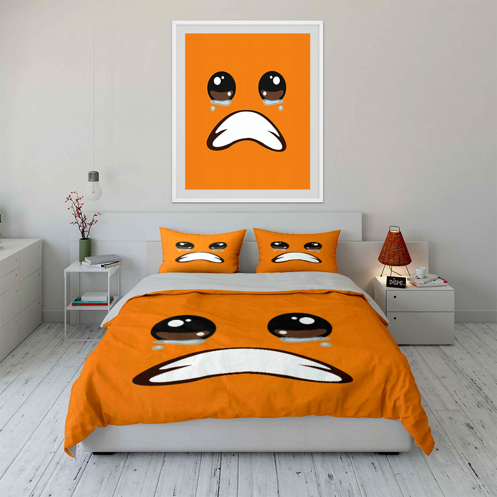 Uroczy płaczący pomarańczowy e – Home Decor Emoji recenzja i cena