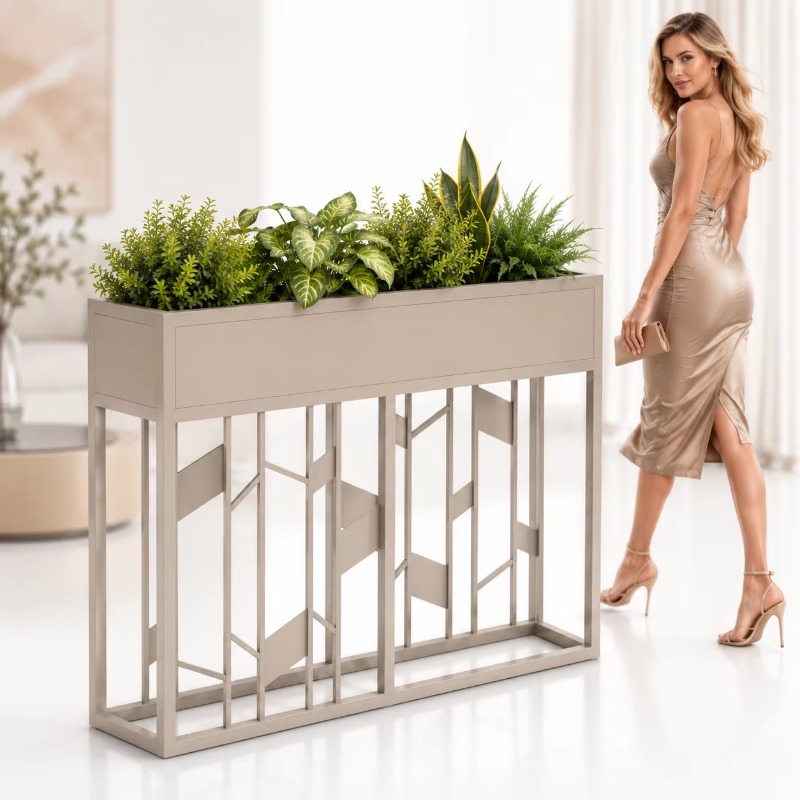 Matowa Czarna Metalowa Skrzyni – Room Divider Screen recenzja i cena