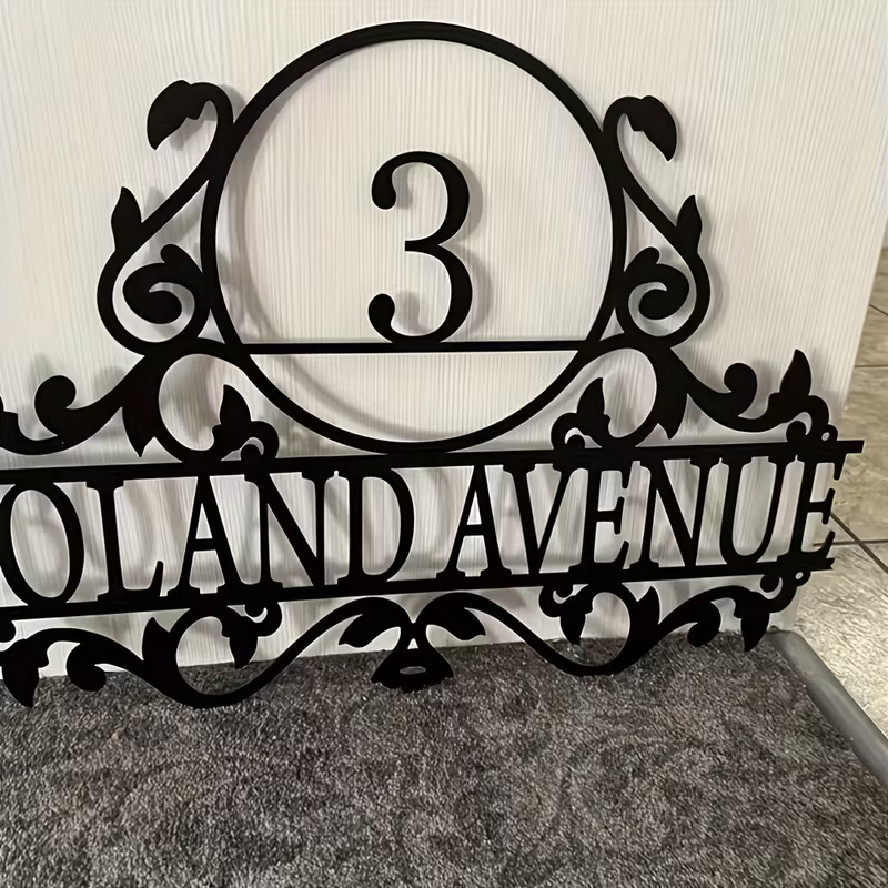 Metalowy numer domu i tabliczk – Home Decor Inspo recenzja i cena