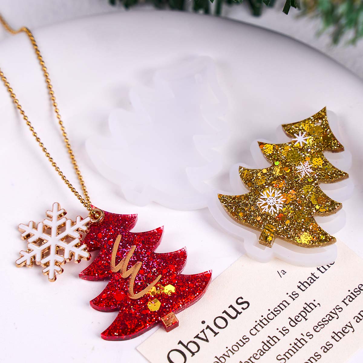 Forma silikonowa na zawieszkę  – Home Decor Etsy recenzja i cena