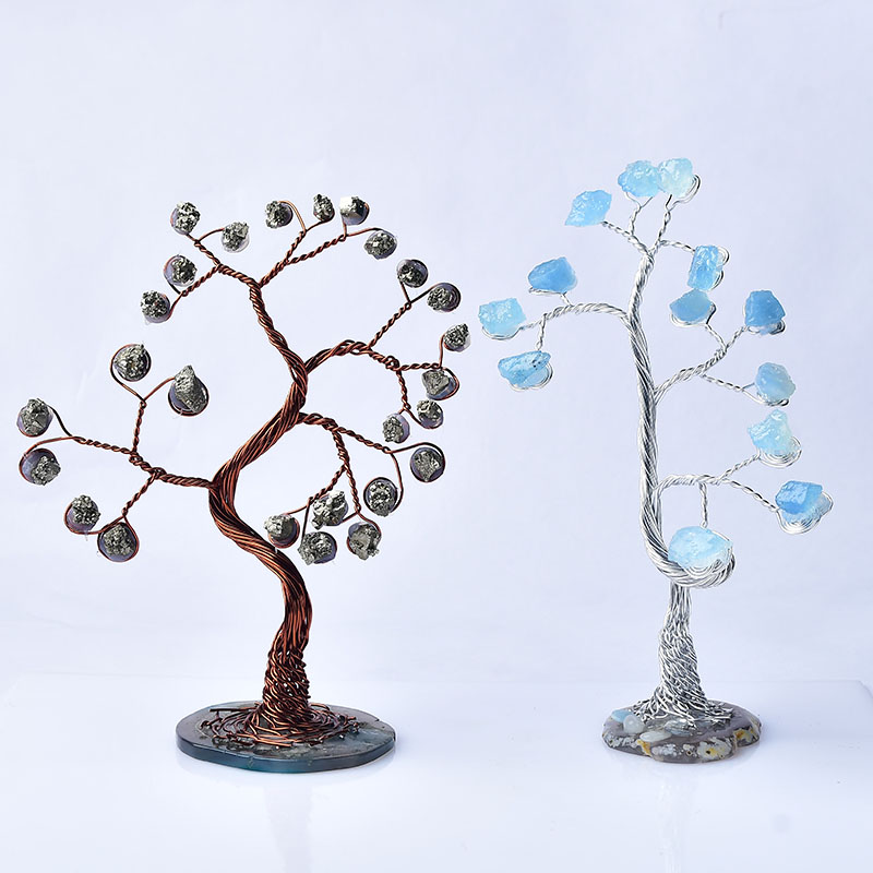 1PC naturalny akwamaryn piryt  – Home Decor Location recenzja i cena