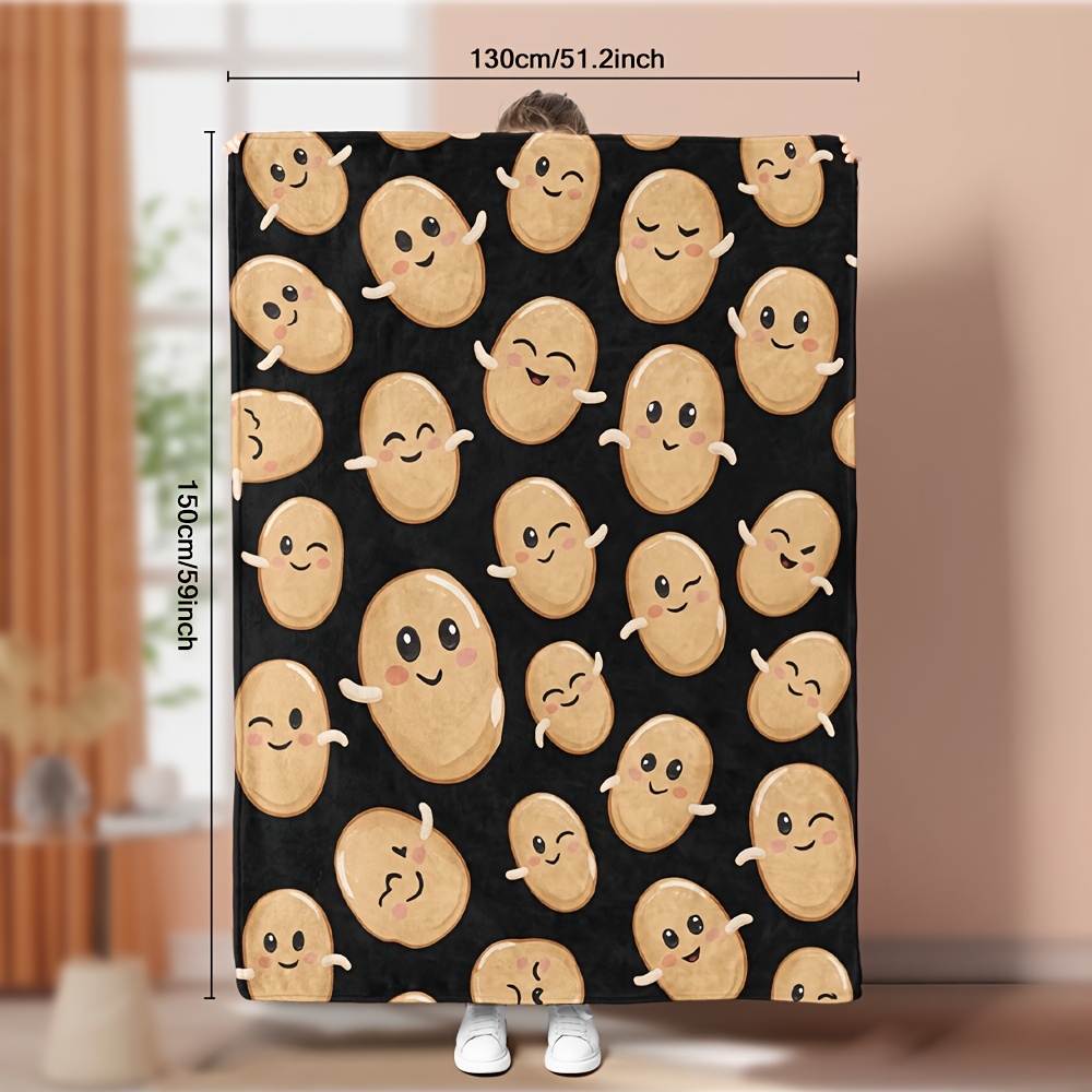 Super uroczy koc z motywem kre – Home Decor Emoji recenzja i cena