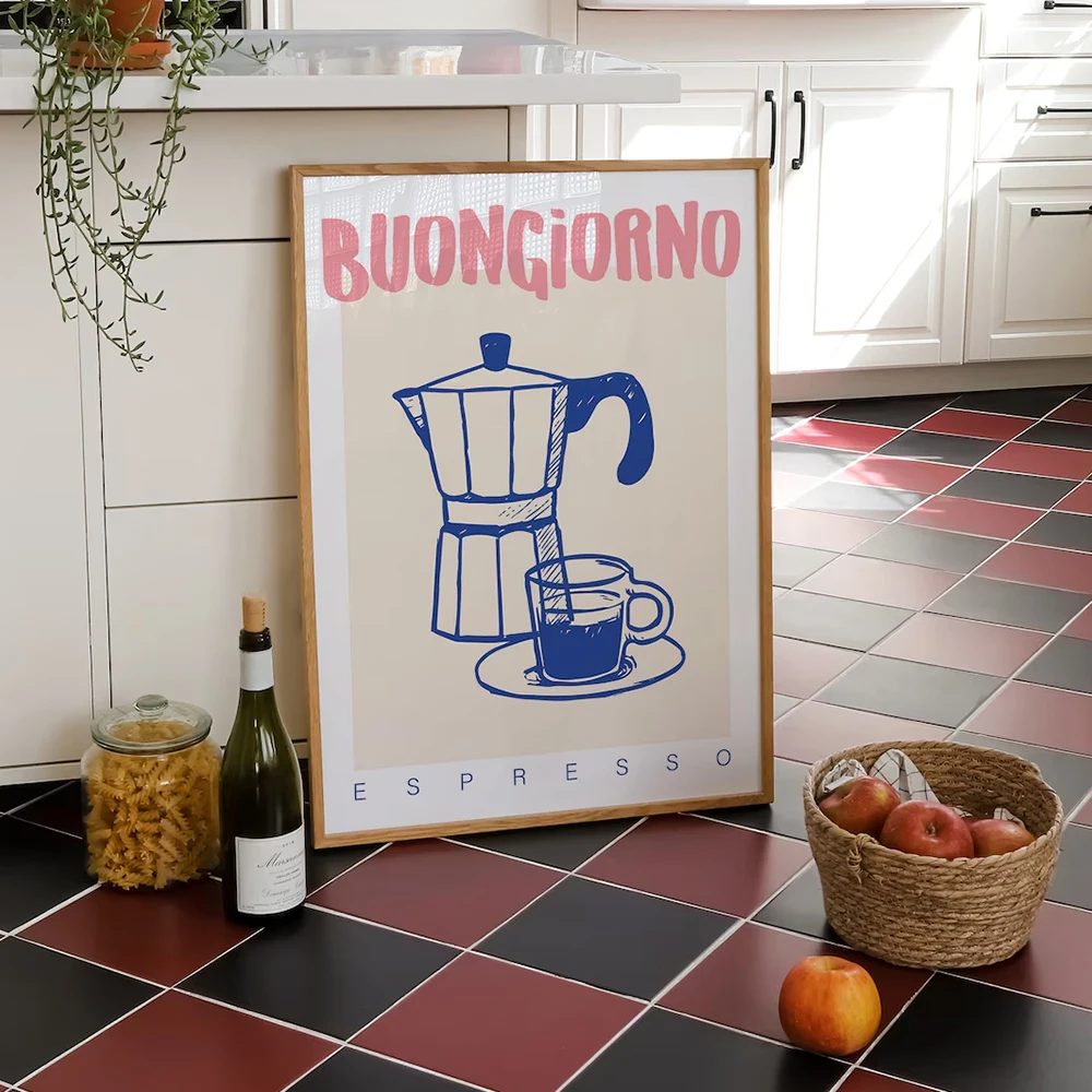 Nowoczesna kawa Espresso Wall  – Home Decor Nz recenzja i cena