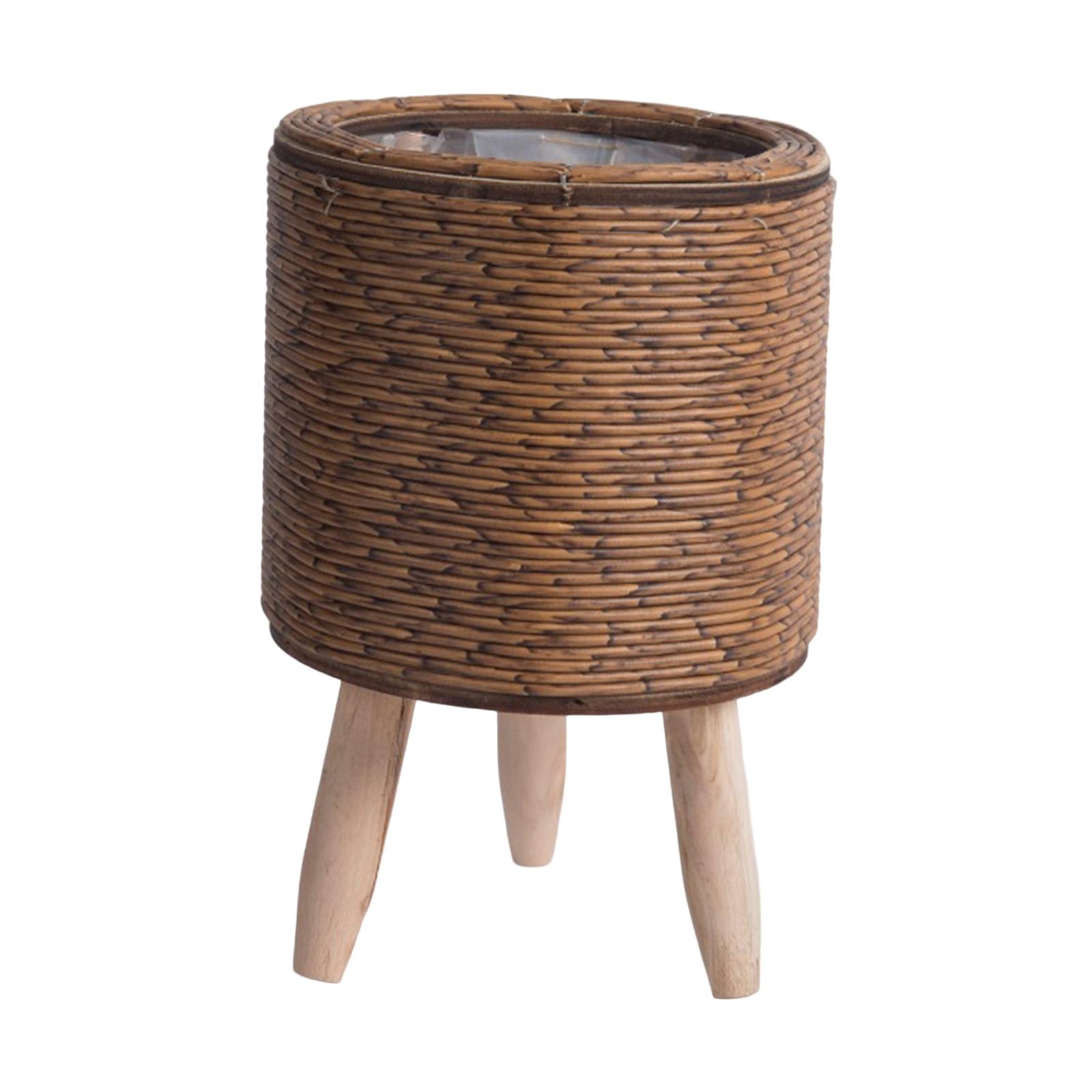 2x Kosz pleciony na nogach do  – Rattan Plant Basket recenzja i cena