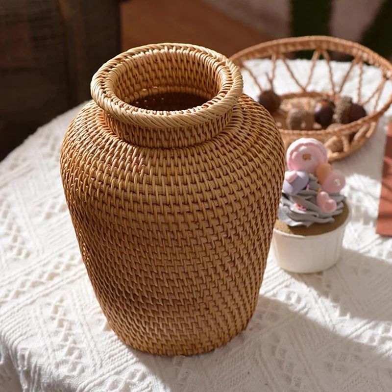 Kosz wiklinowy Rattanowa wiszą – Rattan Plant Basket recenzja i cena