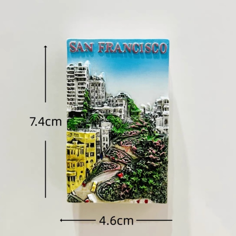 Magnes na lodówkę 3D z żywicy, – Home Decor New York recenzja i cena