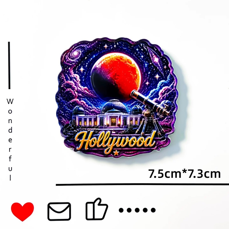 Magnes na lodówkę 3D z żywicy, – Home Decor New York recenzja i cena