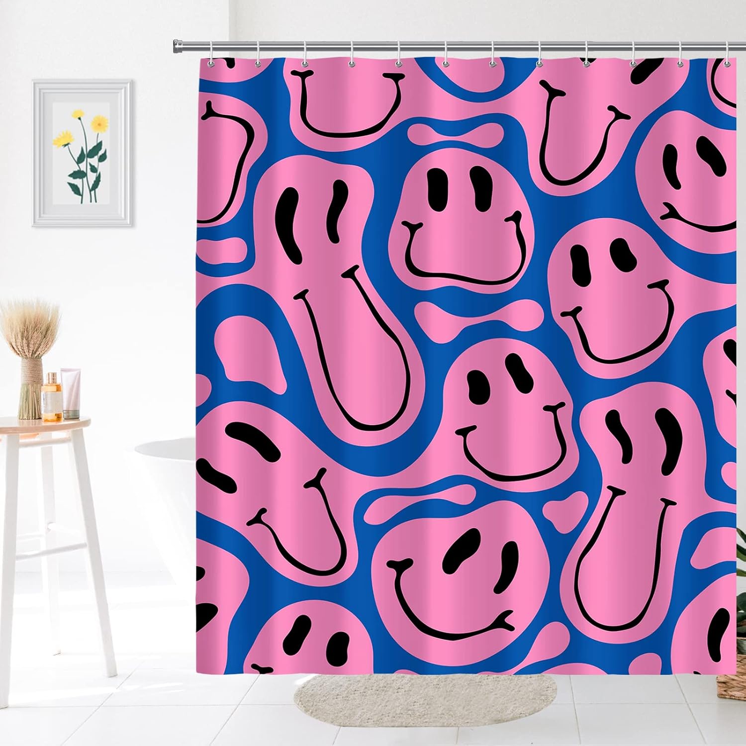 Urocza, zabawna zasłona pryszn – Home Decor Emoji recenzja i cena