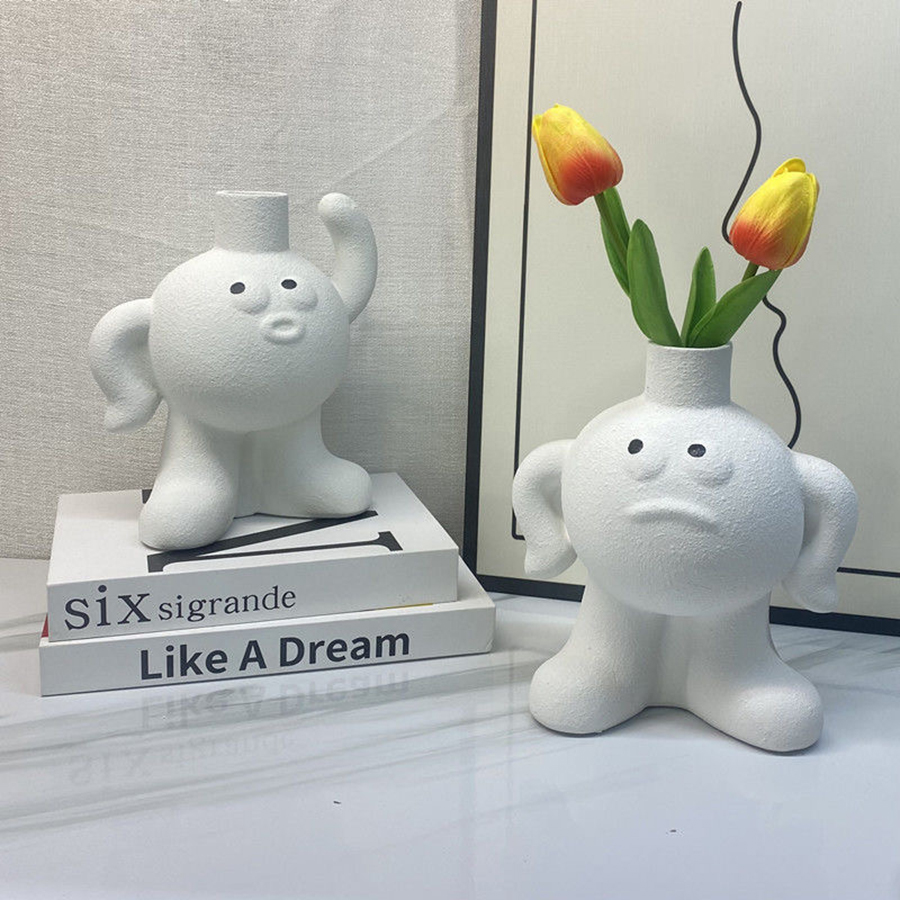 Kreatywny ceramiczny wazon na  – Home Decor Emoji recenzja i cena