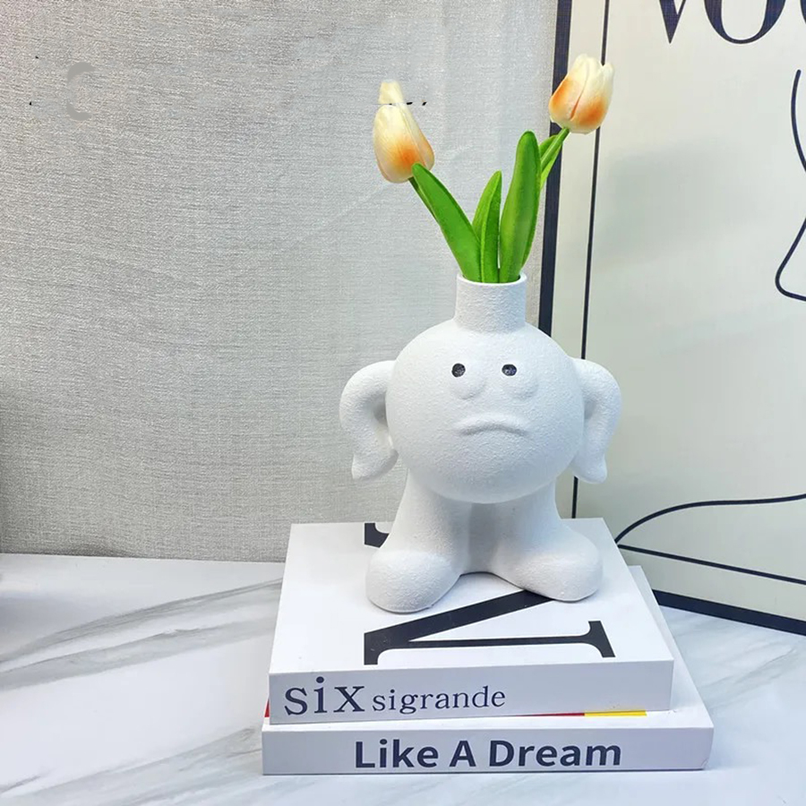 Kreatywny ceramiczny wazon na  – Home Decor Emoji recenzja i cena
