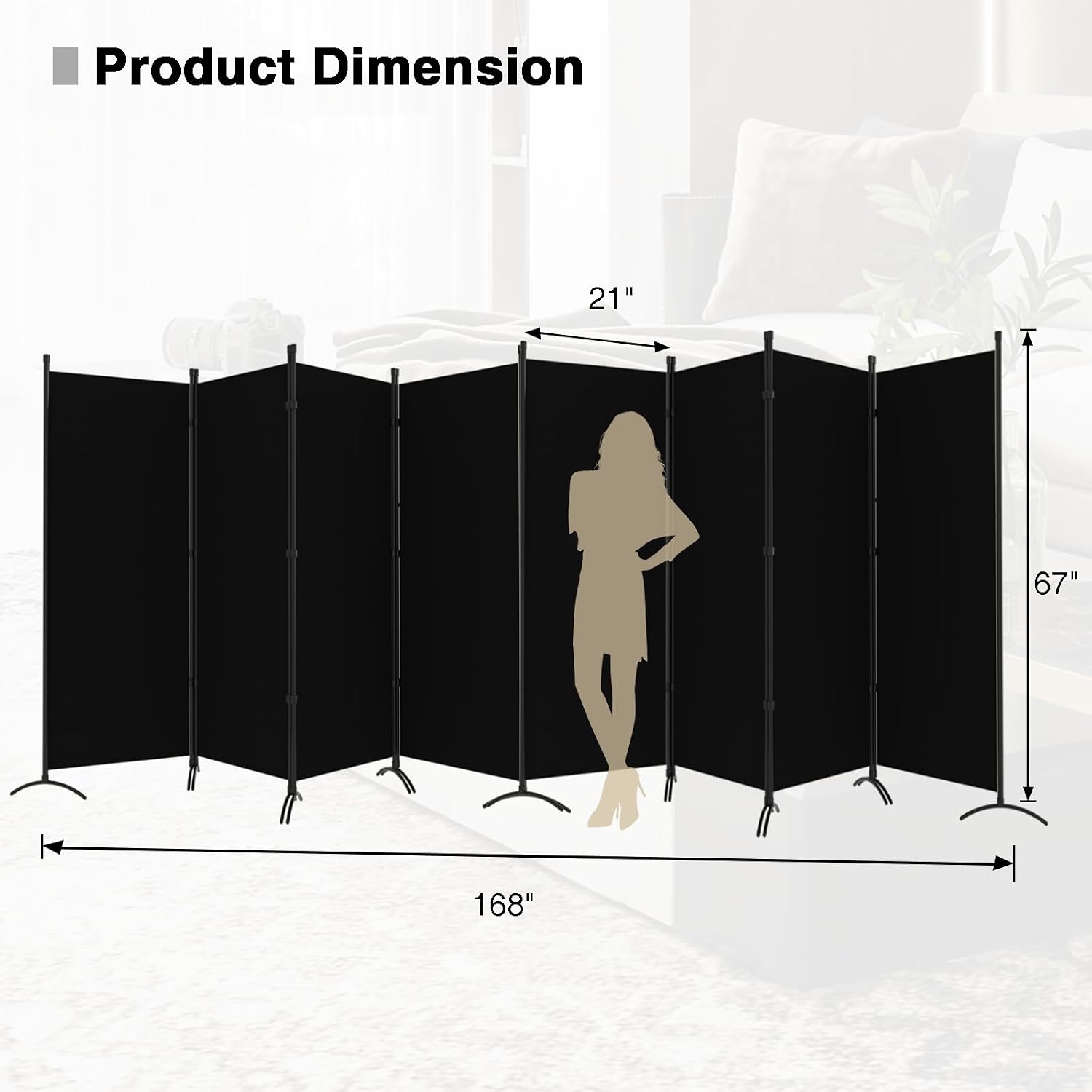 Parawan pokojowy - składane śc – Room Divider Screen recenzja i cena