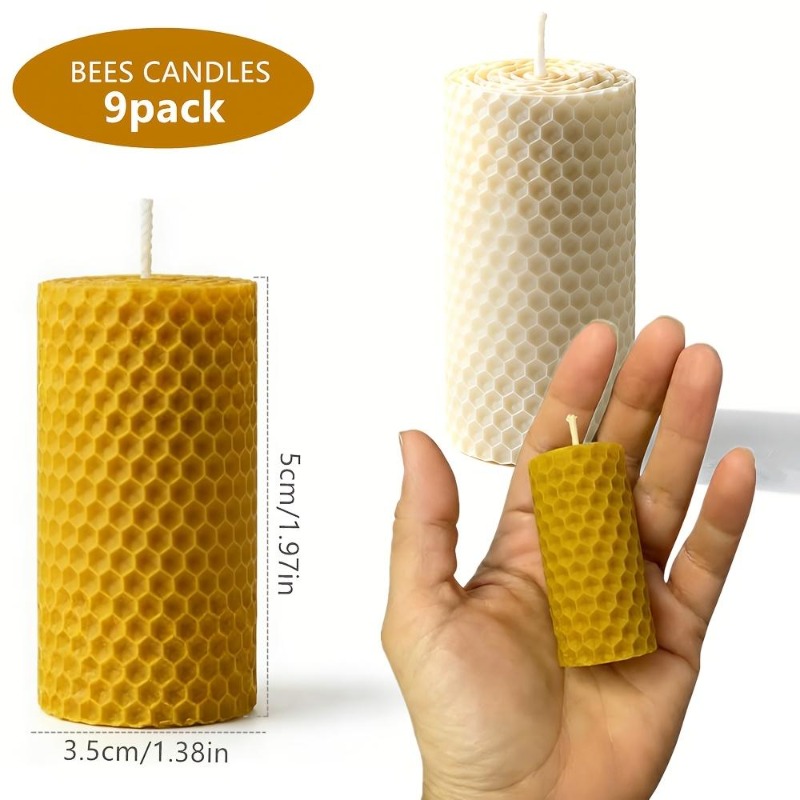 Zestaw 9 ręcznie robionych świ – Home Decor Essentials recenzja i cena