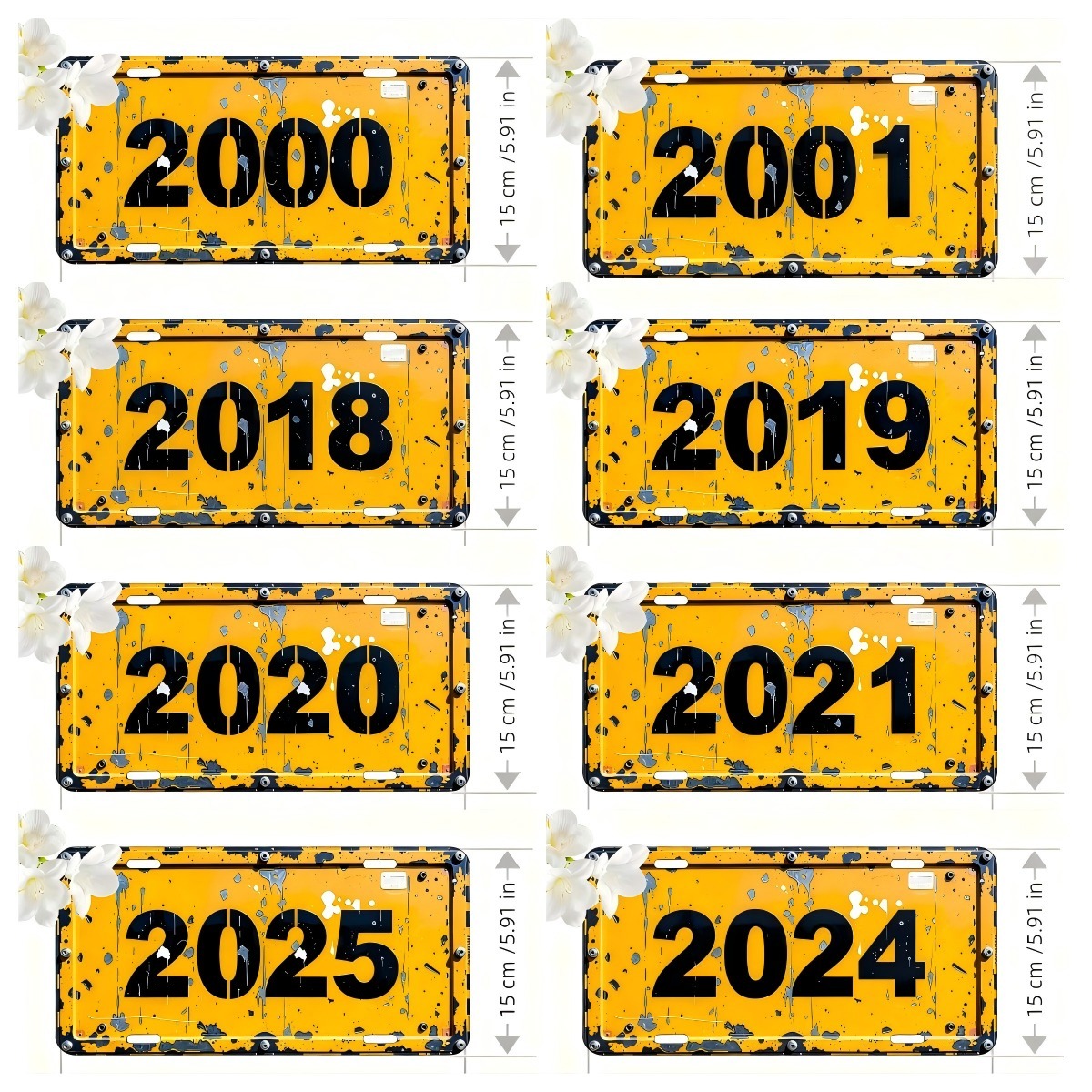 Metalowy szyld vintage 2000-20 – Home Decor Nz recenzja i cena