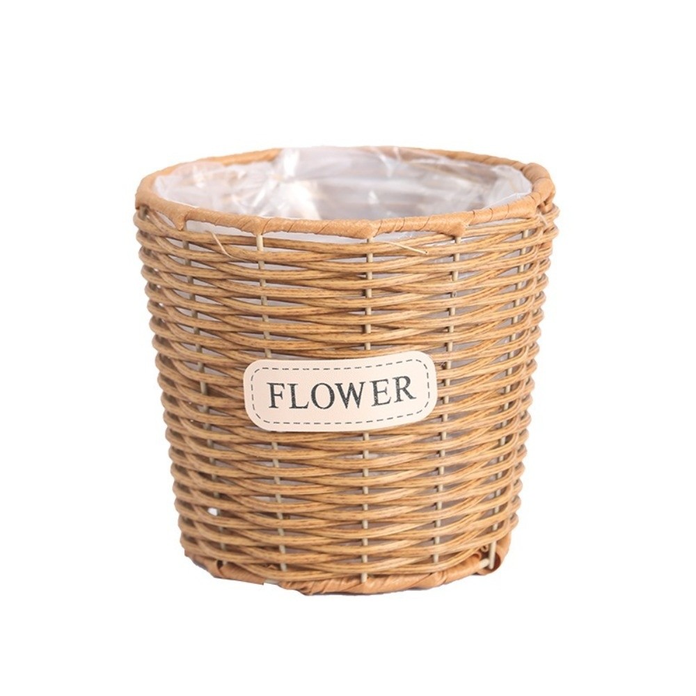 Dekoracyjny kosz na stół imitu – Rattan Plant Basket recenzja i cena