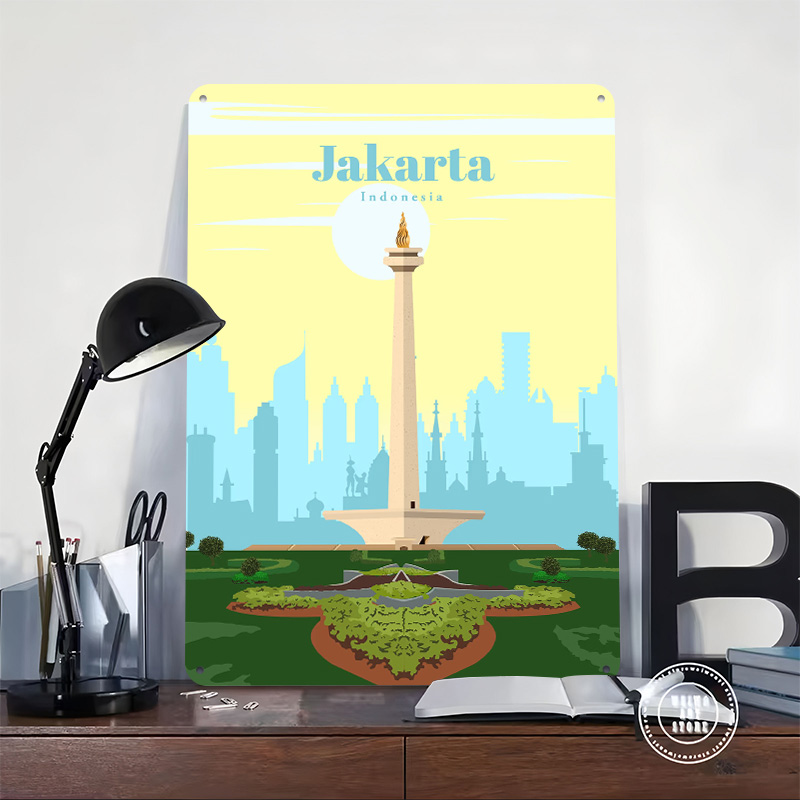 Podróż do Dżakarty Drukowanie  – Home Decor Jakarta recenzja i cena