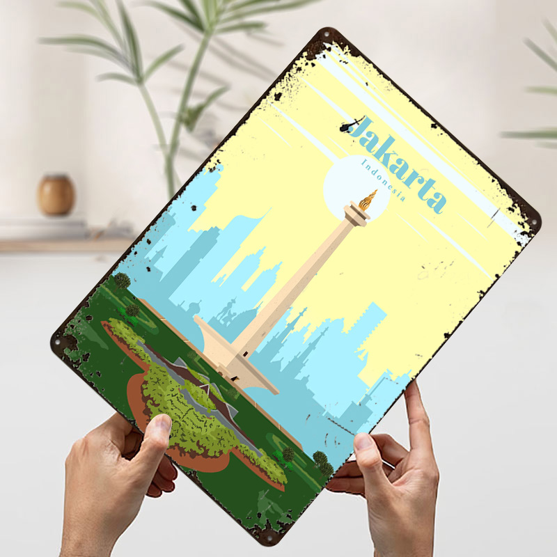 Podróż do Dżakarty Drukowanie  – Home Decor Jakarta recenzja i cena
