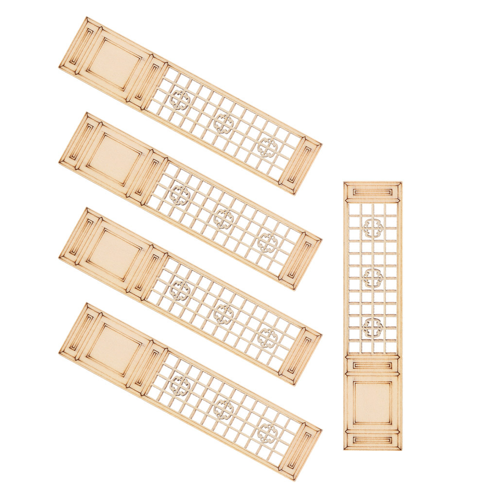 5 szt. Miniaturowe drewniane p – Room Divider Screen recenzja i cena