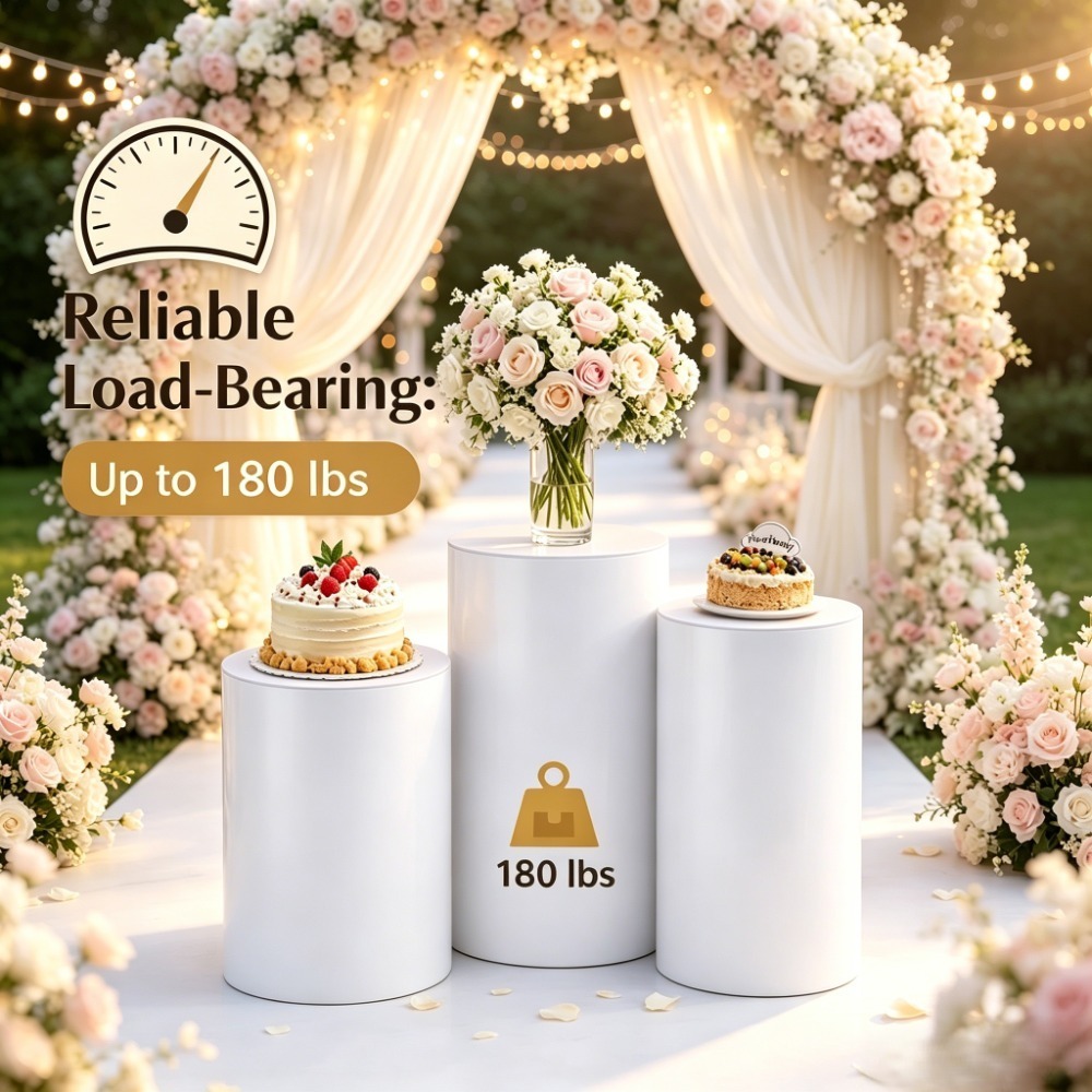 3/5 szt. Białe cylindryczne po – Home Decor For Wedding recenzja i cena