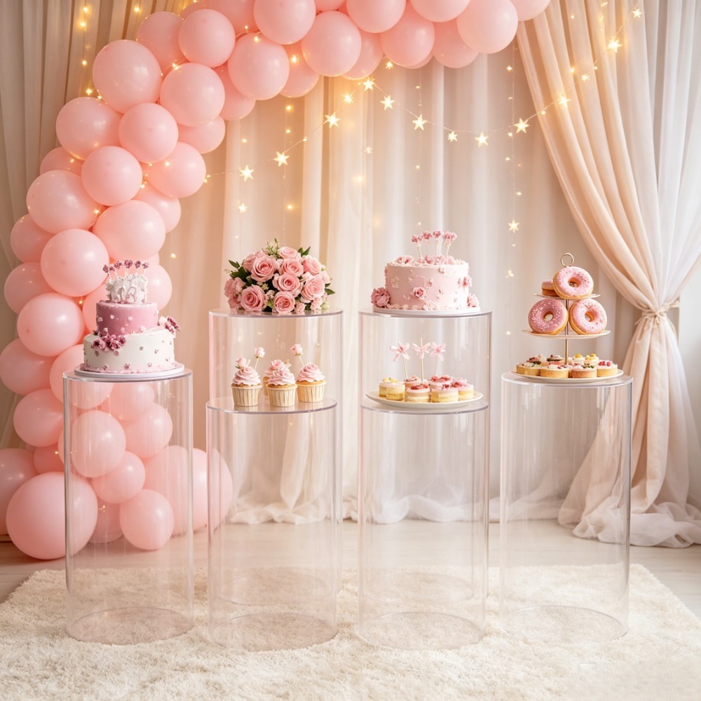 3/5 szt. Białe cylindryczne po – Home Decor For Wedding recenzja i cena