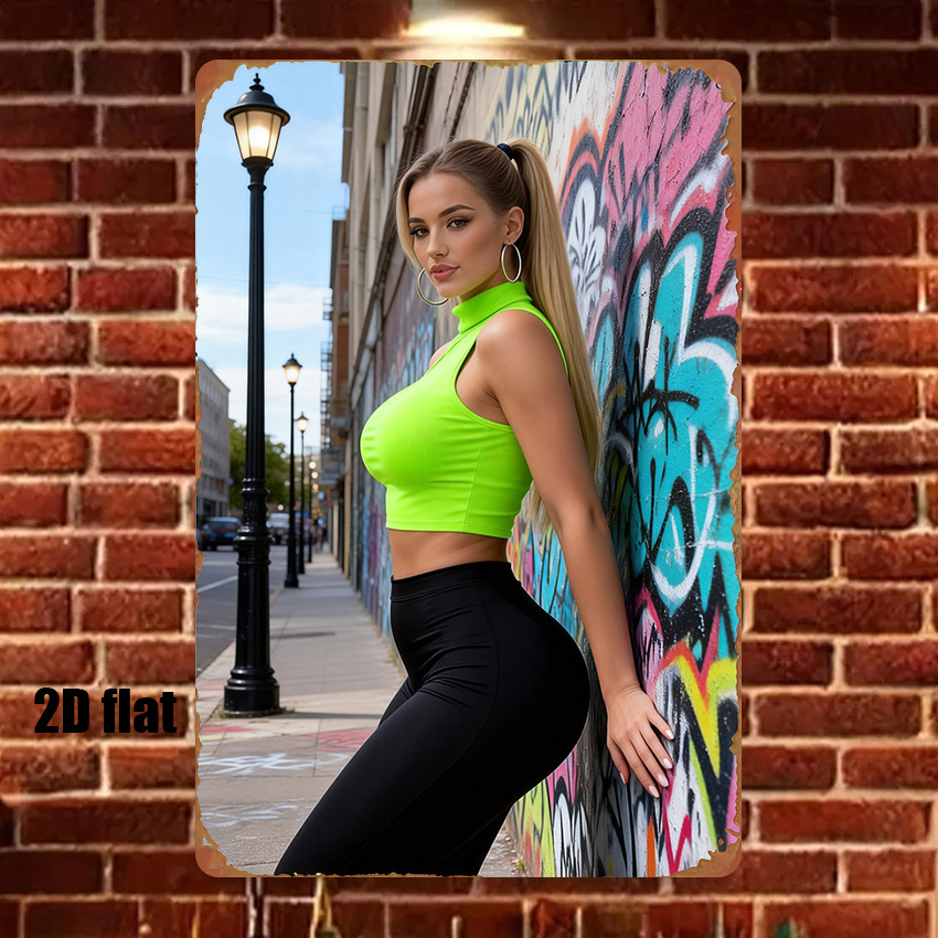 Metalowy szyld 2D w stylu vint – Home Decor Game recenzja i cena