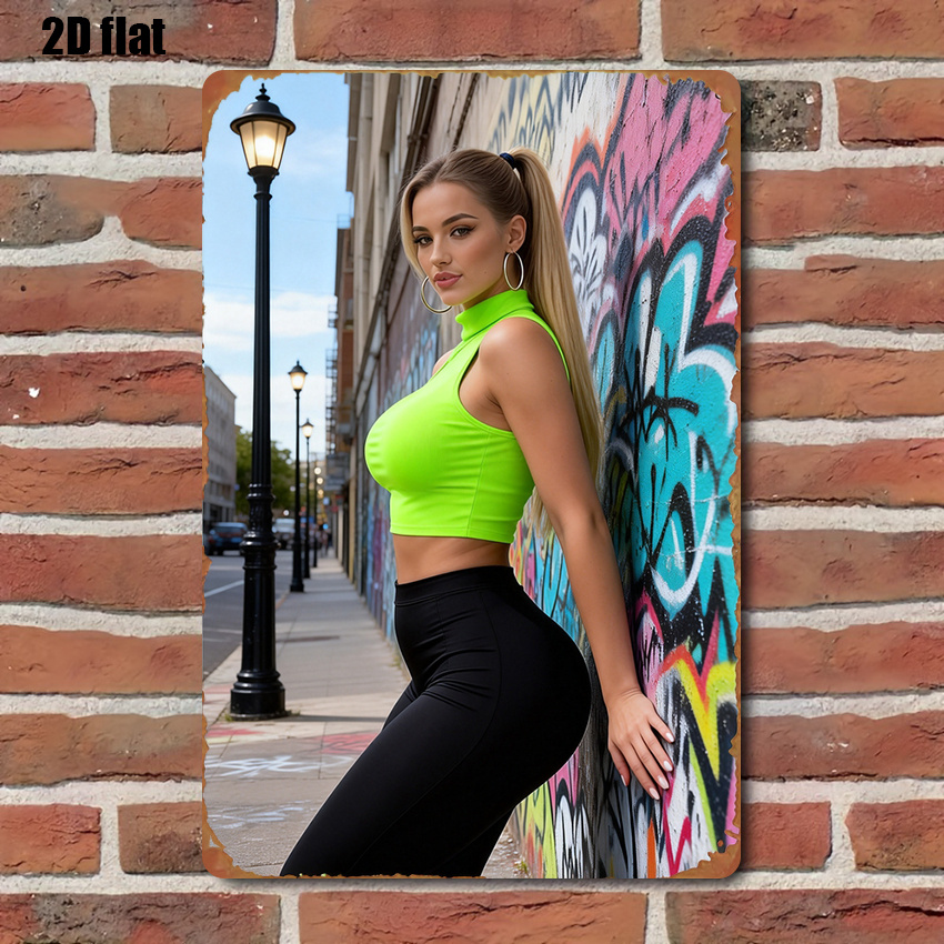 Metalowy szyld 2D w stylu vint – Home Decor Game recenzja i cena