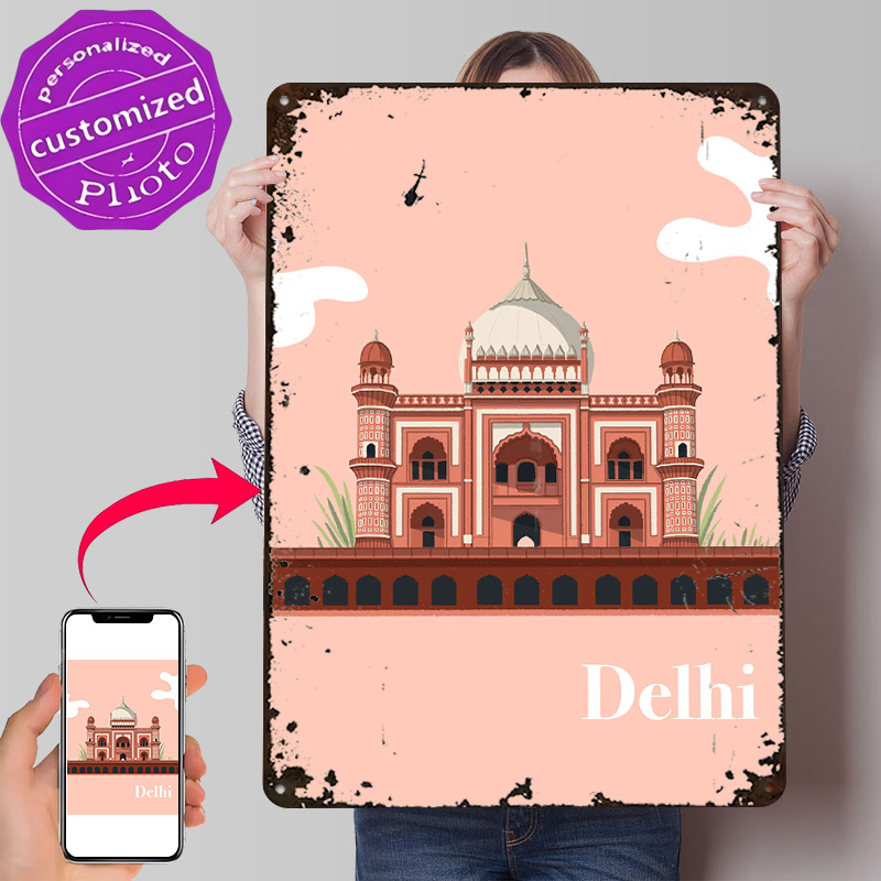 Ilustracja Delhi, plakat z nad – Home Decor Delhi recenzja i cena