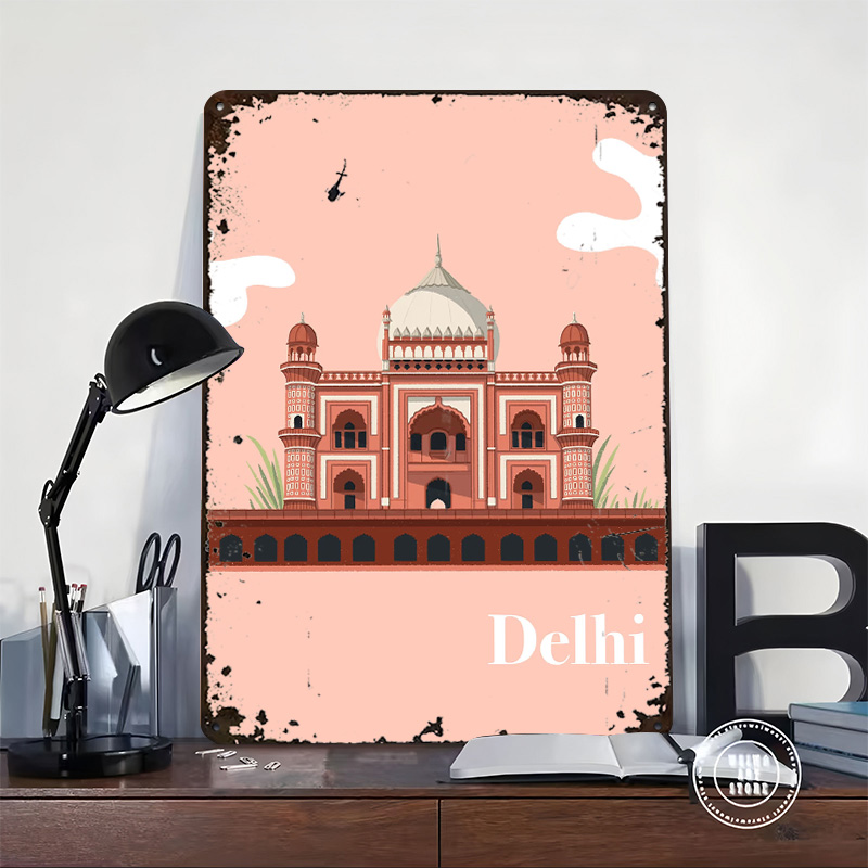 Ilustracja Delhi, plakat z nad – Home Decor Delhi recenzja i cena