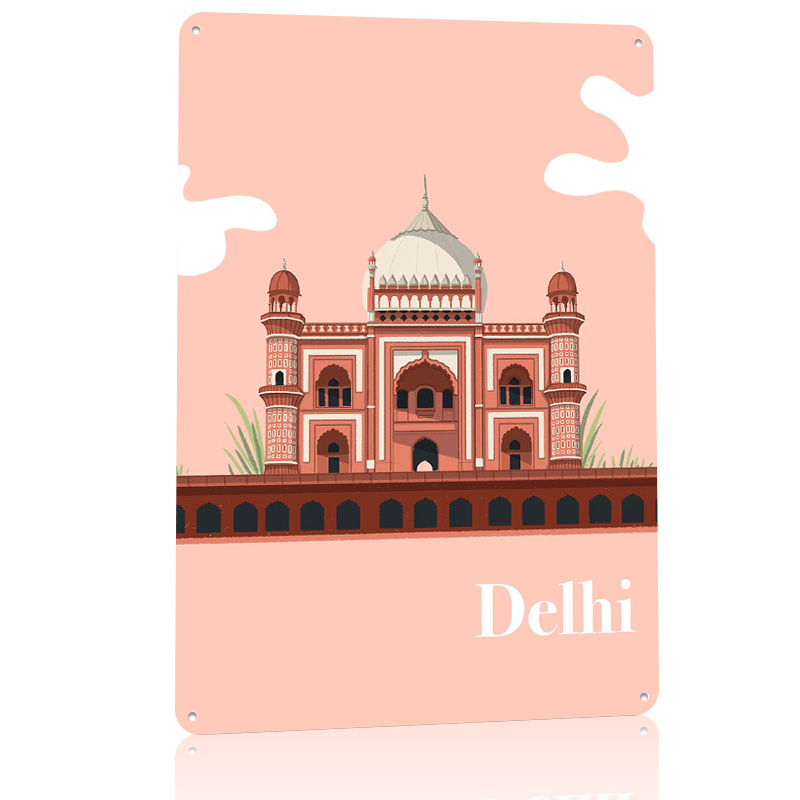 Ilustracja Delhi, plakat z nad – Home Decor Delhi recenzja i cena