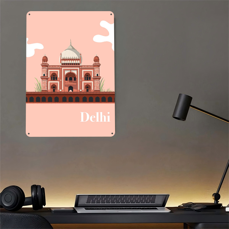 Ilustracja Delhi, plakat z nad – Home Decor Delhi recenzja i cena