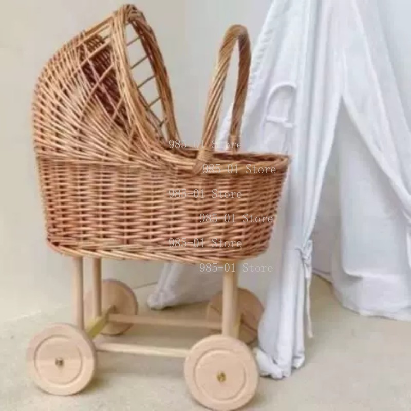 Ręcznie Tkana Wiklinowa Kosz M – Rattan Plant Basket recenzja i cena