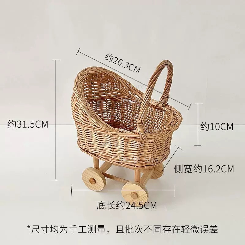 Ręcznie Tkana Wiklinowa Kosz M – Rattan Plant Basket recenzja i cena